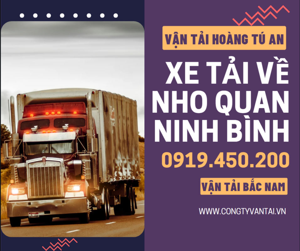 Xe tải về Nho Quan Ninh Bình