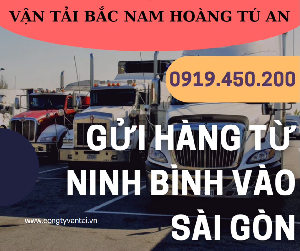 Gửi hàng từ Ninh Bình vào Sài Gòn