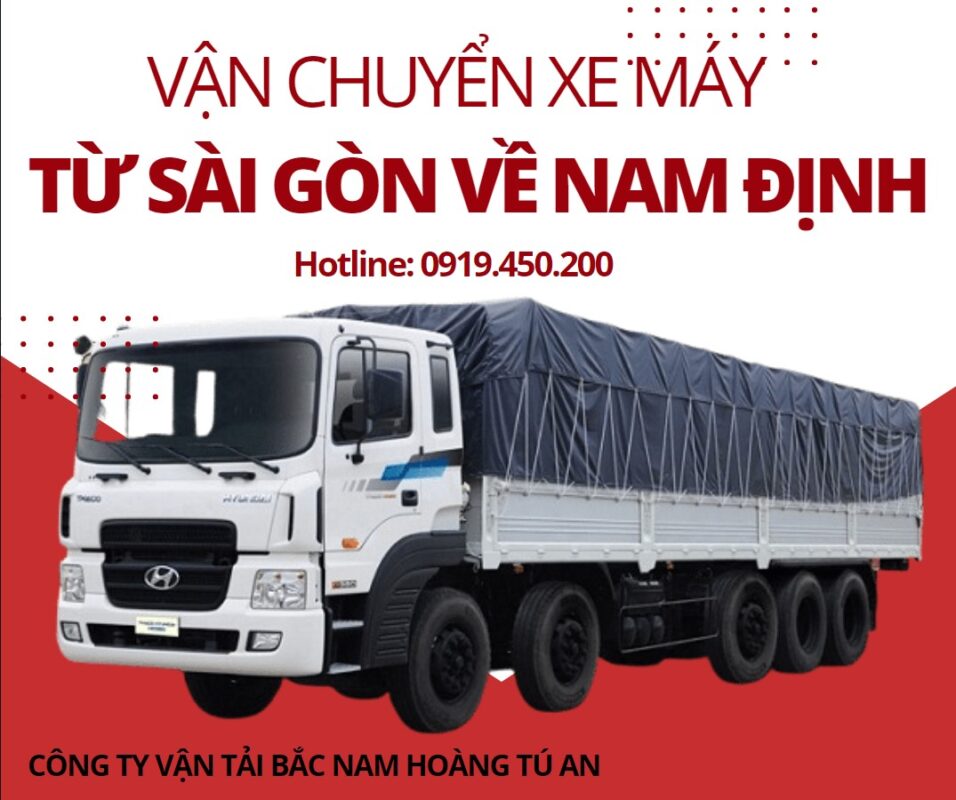 Vận chuyển xe máy từ Sài Gòn về Nam Định