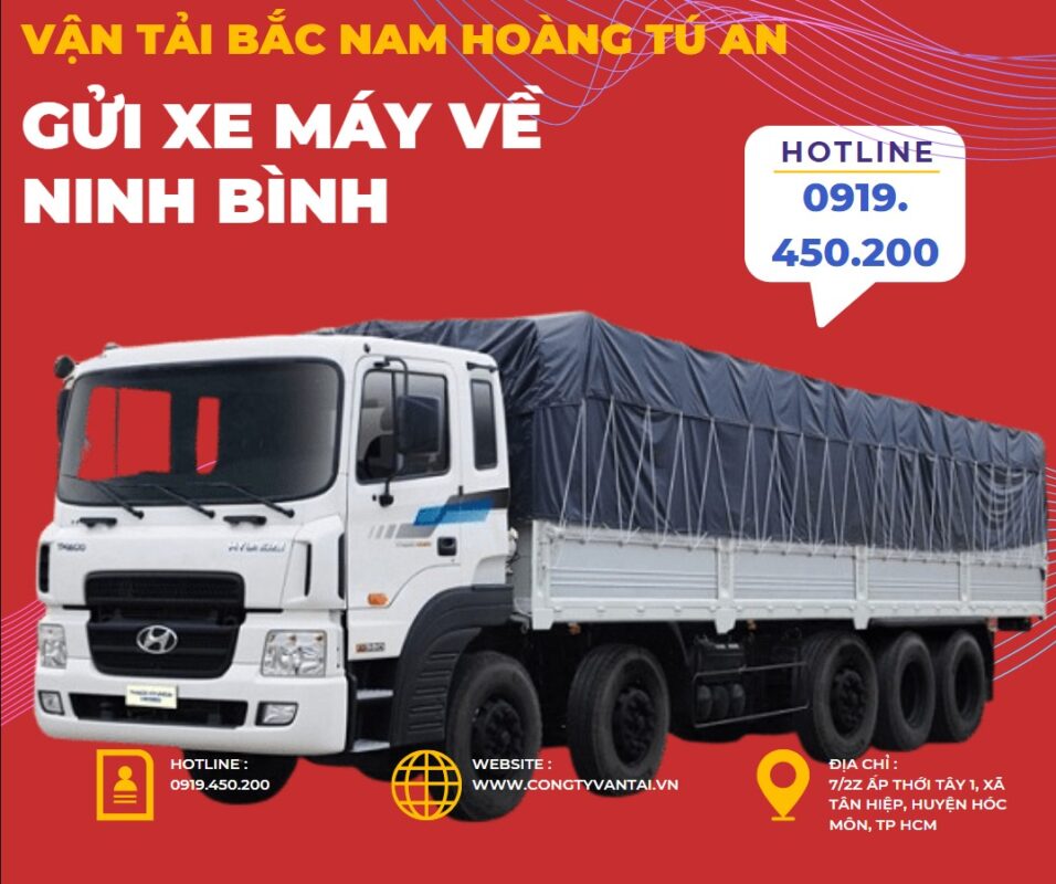 Gửi xe máy về Ninh Bình