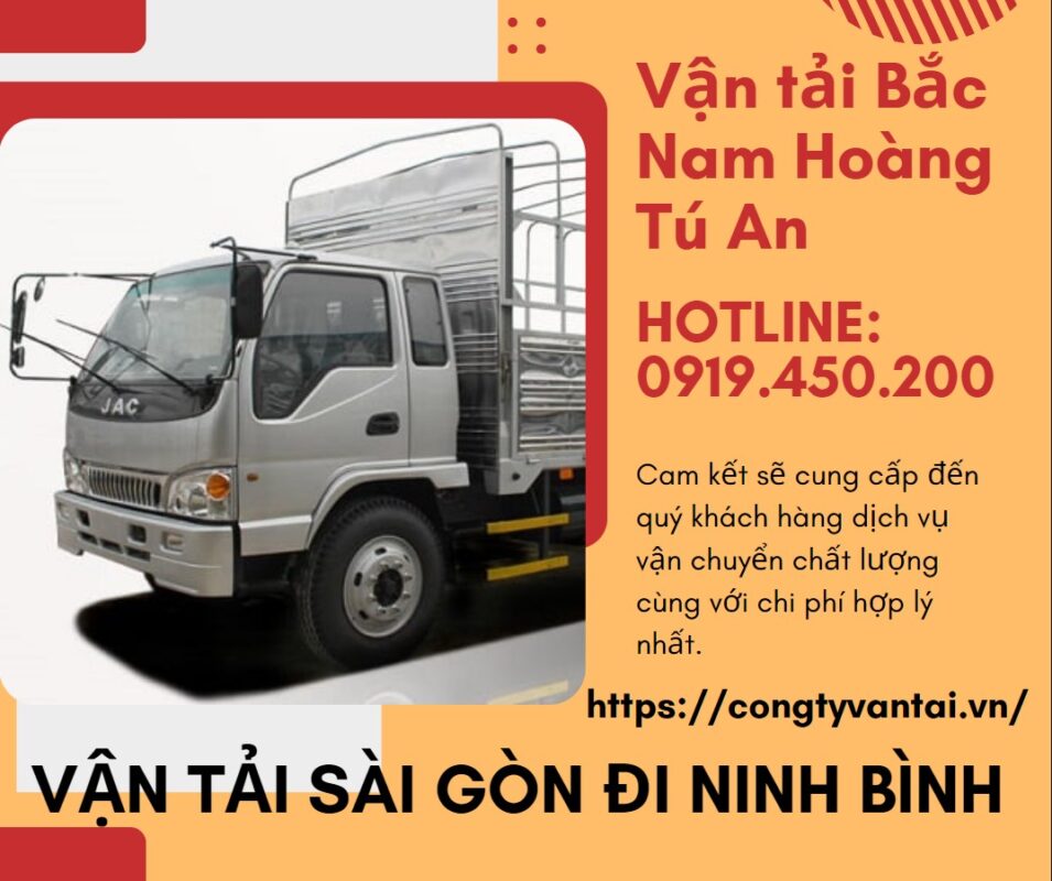 Vận tải Sài Gòn Ninh Bình với giá cước tốt nhất.