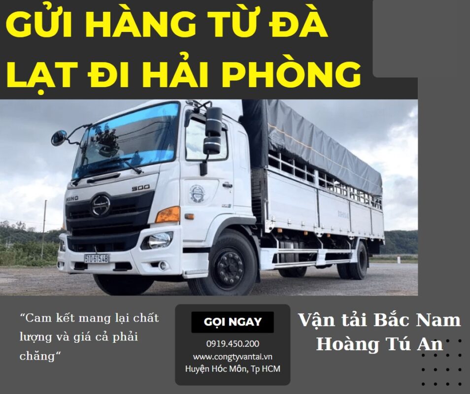 Gửi hàng từ Đà Lạt đi Hải Phòng