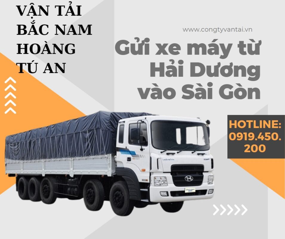 Gửi xe máy từ Hải Dương vào Sài Gòn